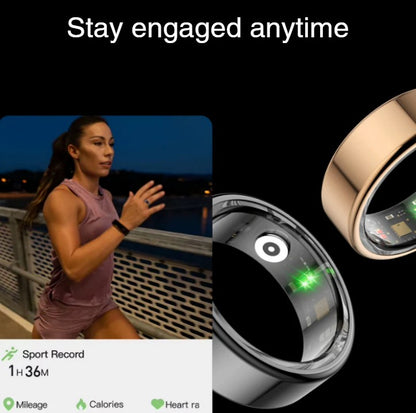 Durable Waterproof Smart Ring for Effortless Tracking of Daily Activities