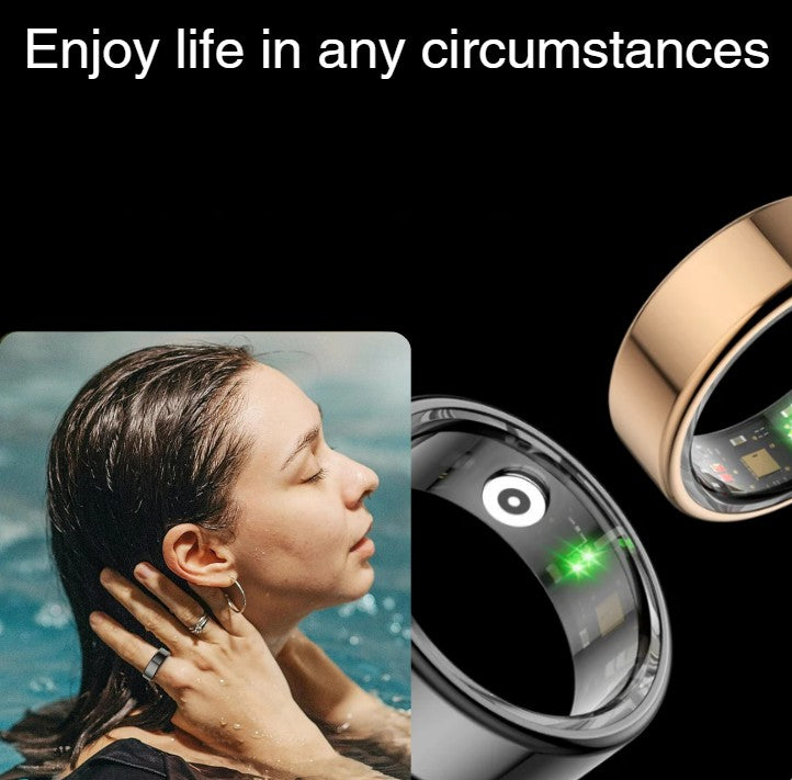 Durable Waterproof Smart Ring for Effortless Tracking of Daily Activities